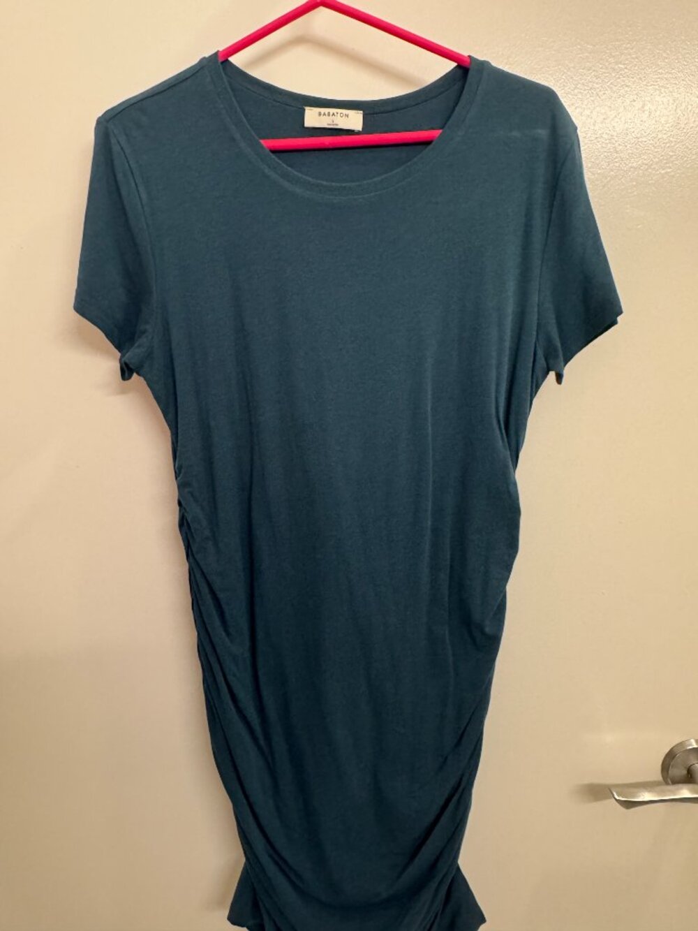 NWOT - Aritzia Babaton Covet Jersey Bodycon Dress in Teal, Size L